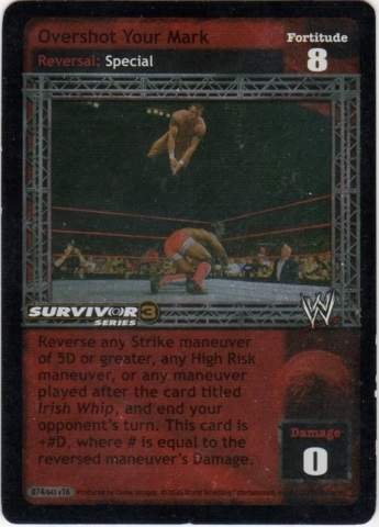 Overshot Your Mark (SS3) Foil